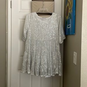 Sequin Mini Dress